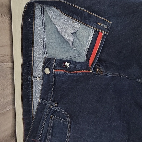 🛍Robert Graham Mens 40 Resist Classic Fit Blue Denim Jeans Big & Tall‎ Casual - Picture 5 of 11
